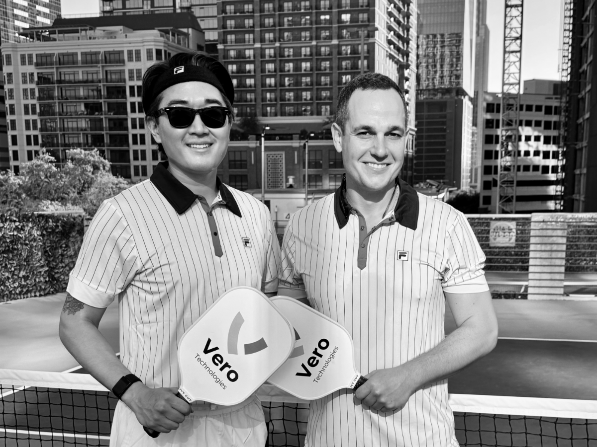 Vero team with branded paddles