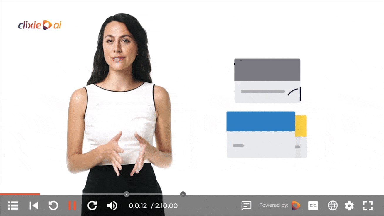 Clixie AI Interactive Video Training