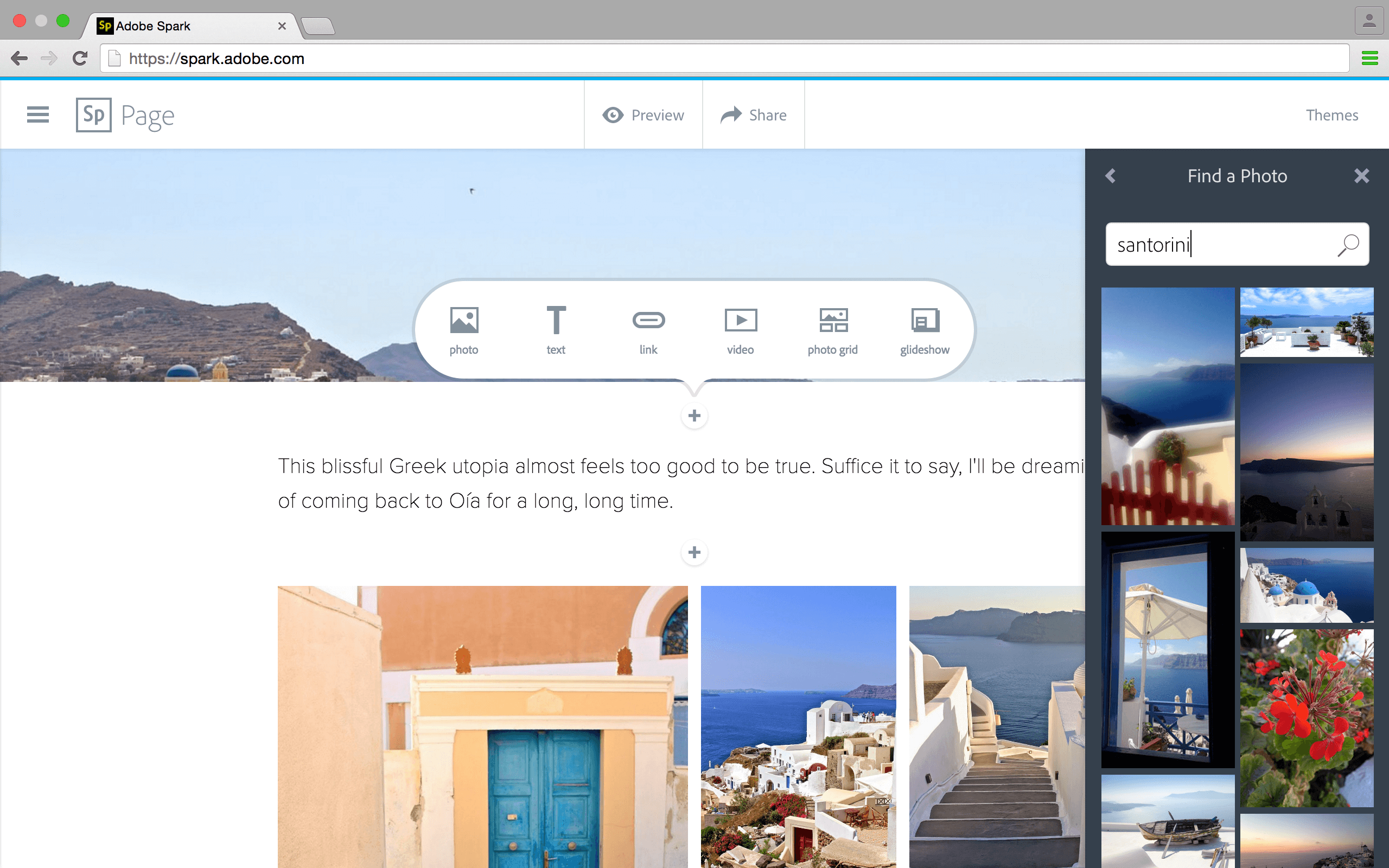  Adobe Spark web app