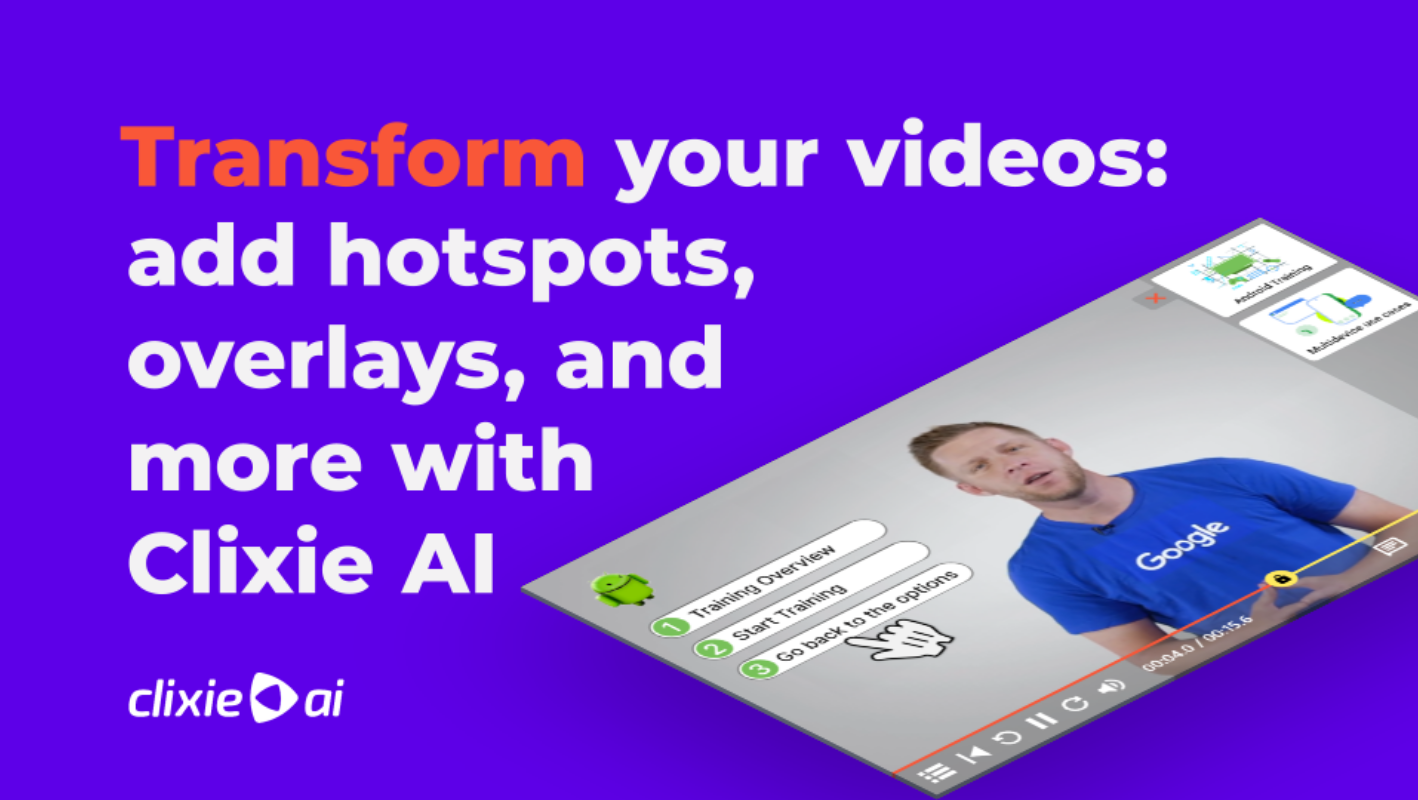 How to make an interactive video with Clixie Step-by-Step