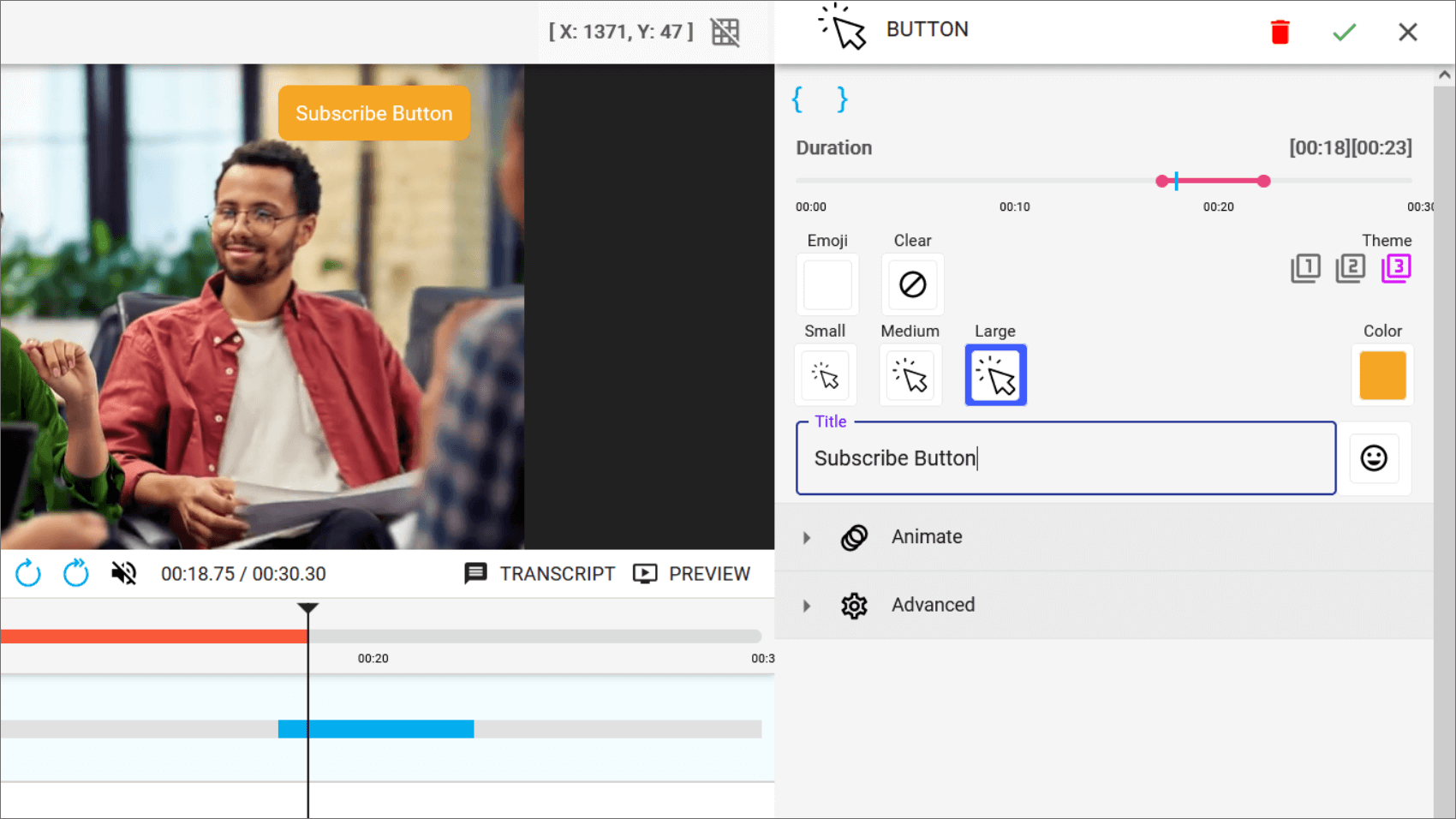 how to add a subscribe button Edit