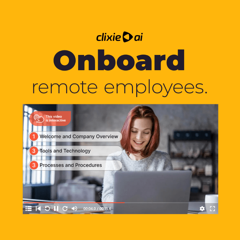 Leveraging Interactive Video for Remote Employee Onboarding