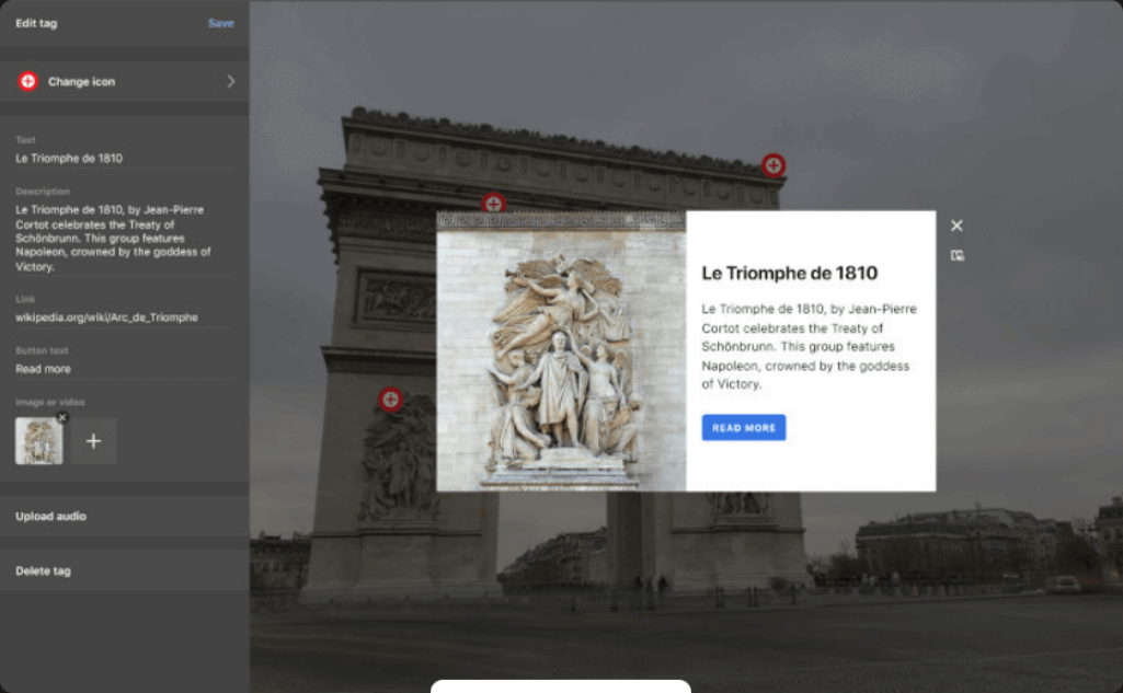 Thinglink is a platform that enables users to create interactive images and videos