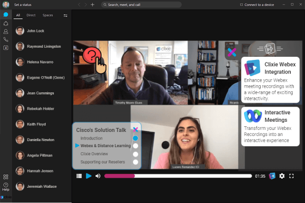 Interactive Video Cisco Webex