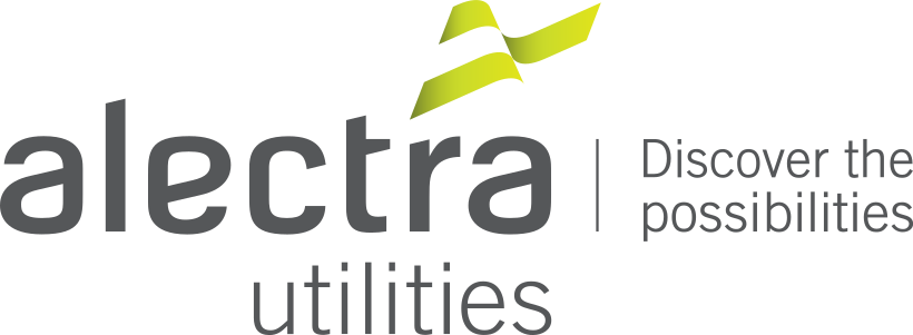 Alectra Utilities logo with the tagline Discover the possibilities.