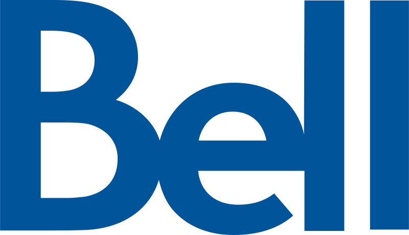 Bell company logo in blue text.