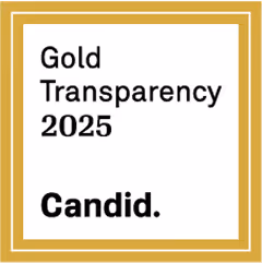 Candid Gold Transparency 2025 badge for nonprofit accountability