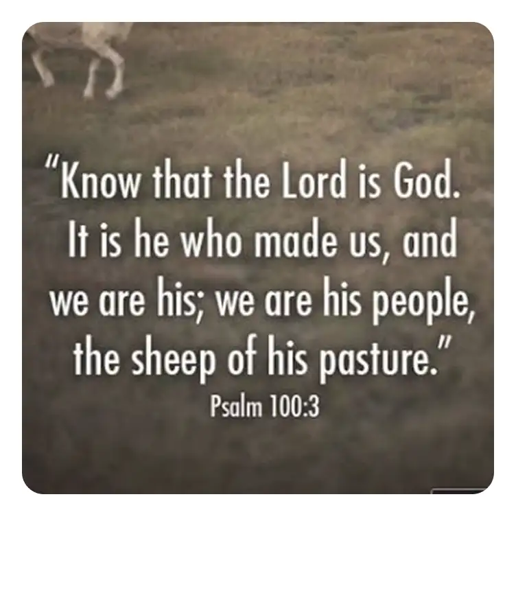 Awake America - Psalm 100:3 Bible verse displayed at national prayer gathering