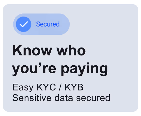 Know Who Your're Paying badge