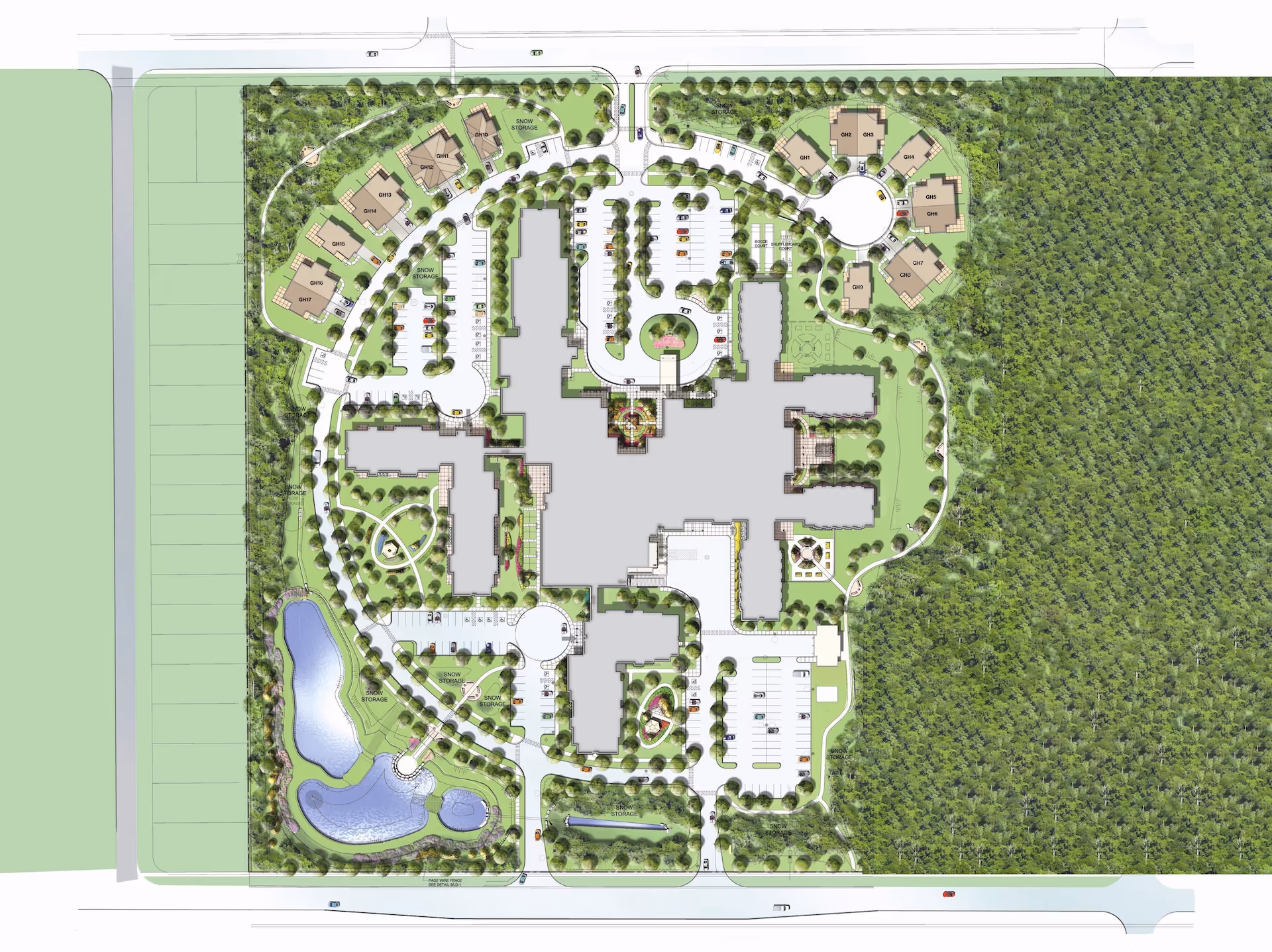 Georgian Village Colour Site Plan
