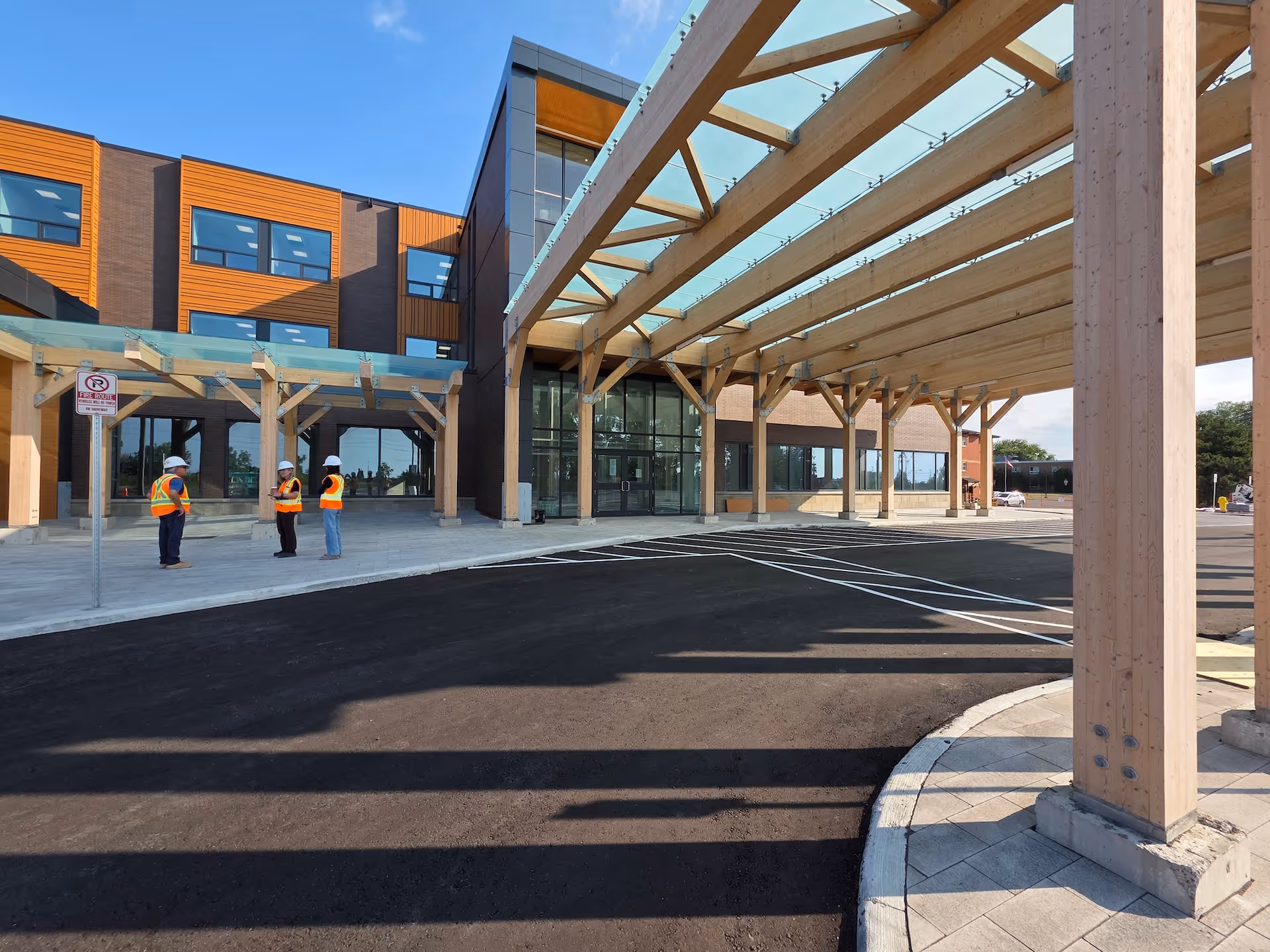 Golden Plough Lodge Construction Exterior