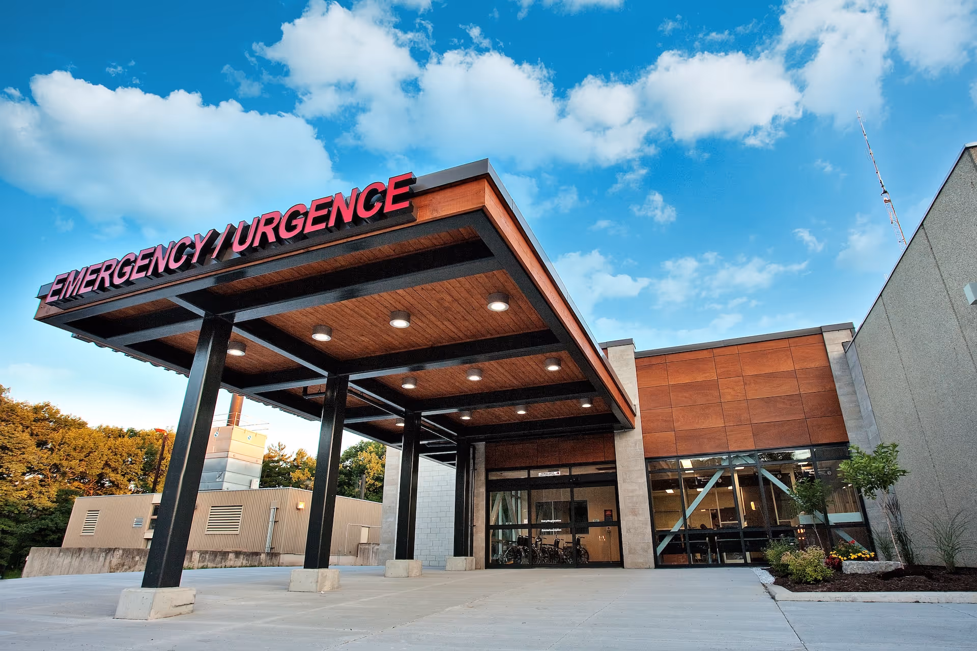 Hospital Emergency Entrance Exterior Awning