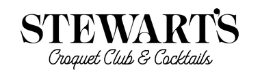 Stewart’s Croquet Club & Cocktails restaurant logo by Chef Tim Love