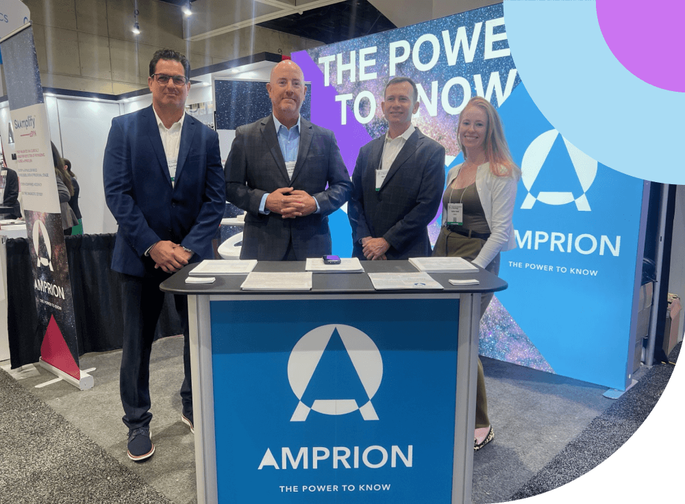 Amprion's business development team at the American Academy of Neurology Annual Meeting