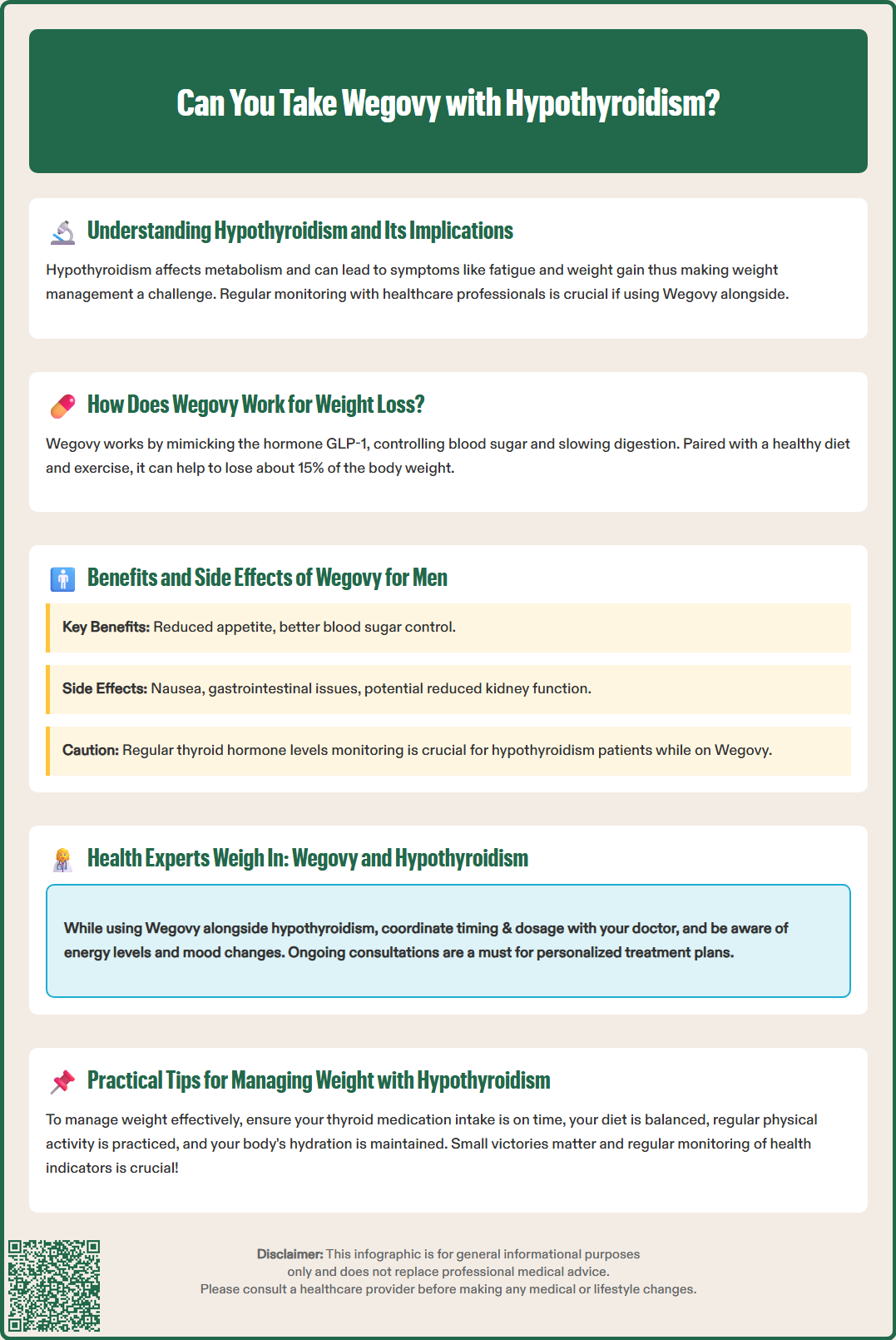 can you take wegovy with hypothyroidism