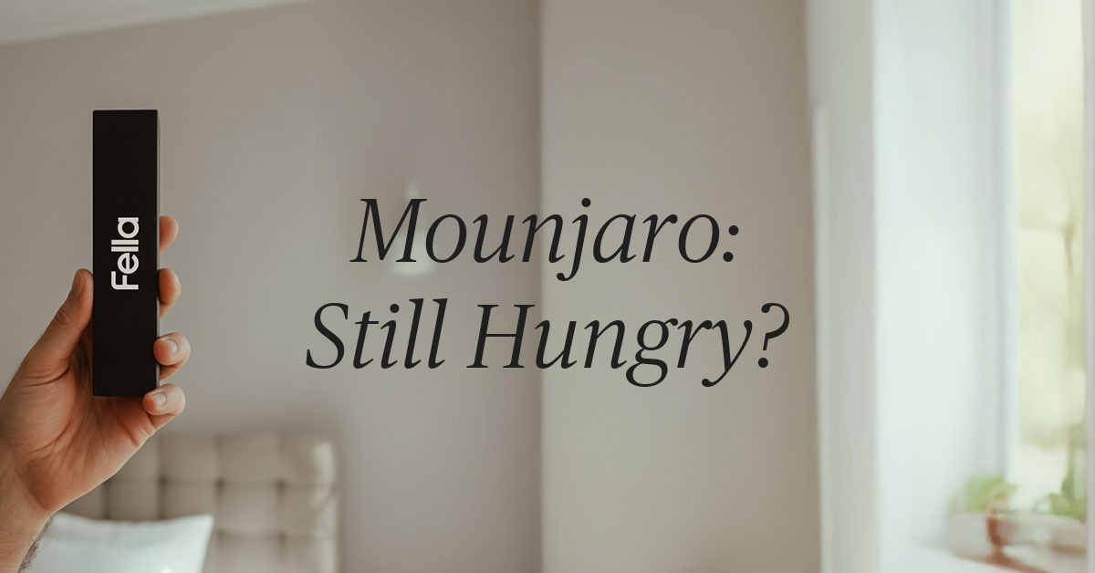 why am i still hungry on mounjaro
