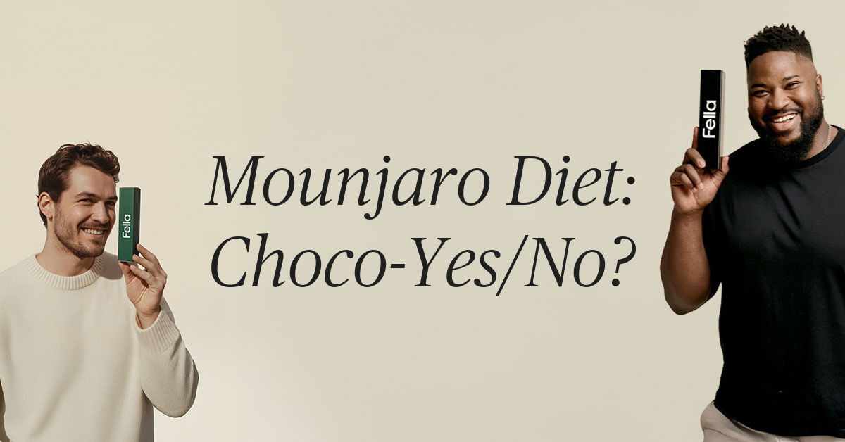 can you eat chocolate on mounjaro