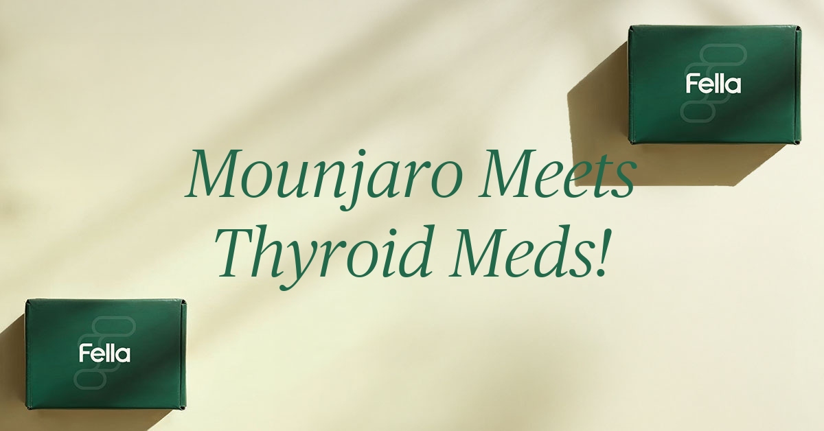 mounjaro and thyroid medication