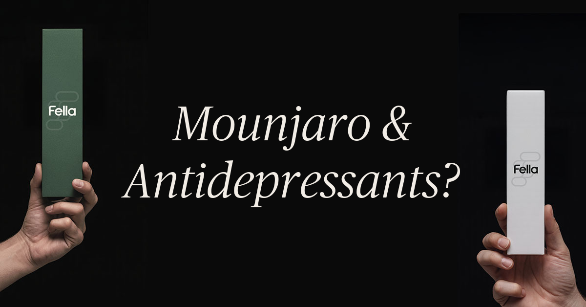 can you take mounjaro with antidepressants