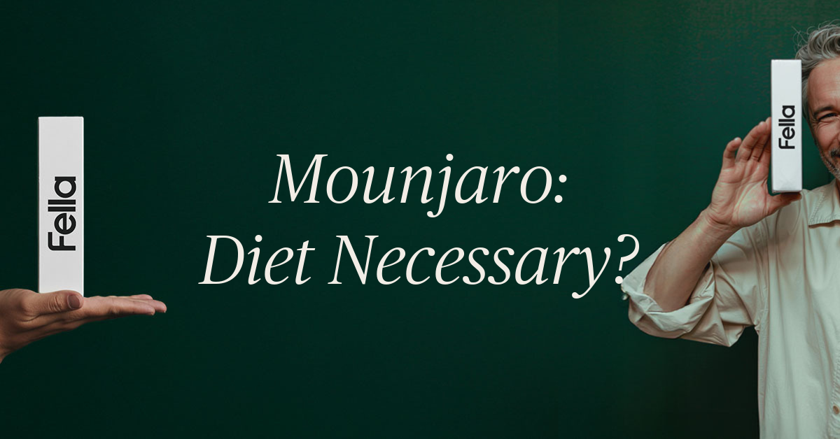 do you have to diet with mounjaro