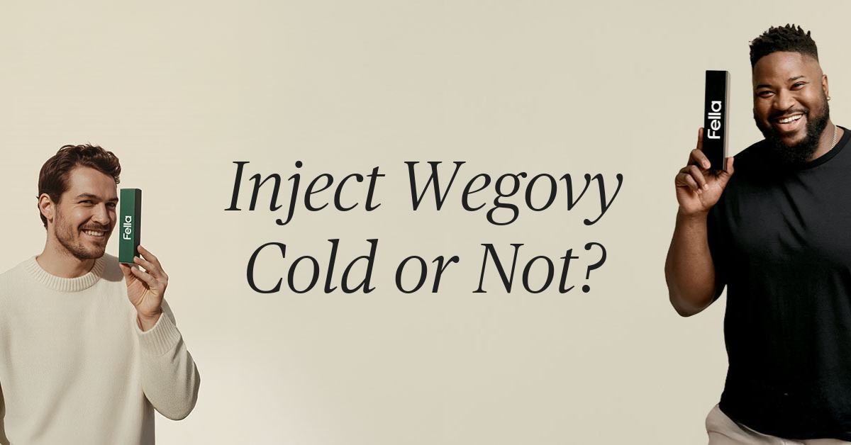should wegovy be injected cold
