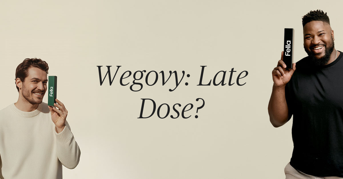 can i take wegovy a day late