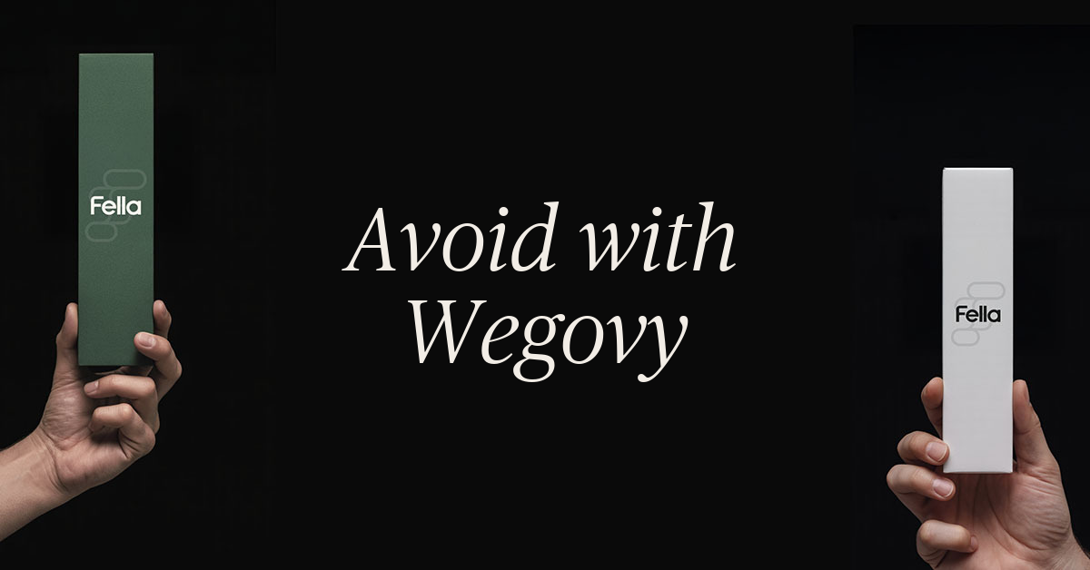 what not to do on wegovy