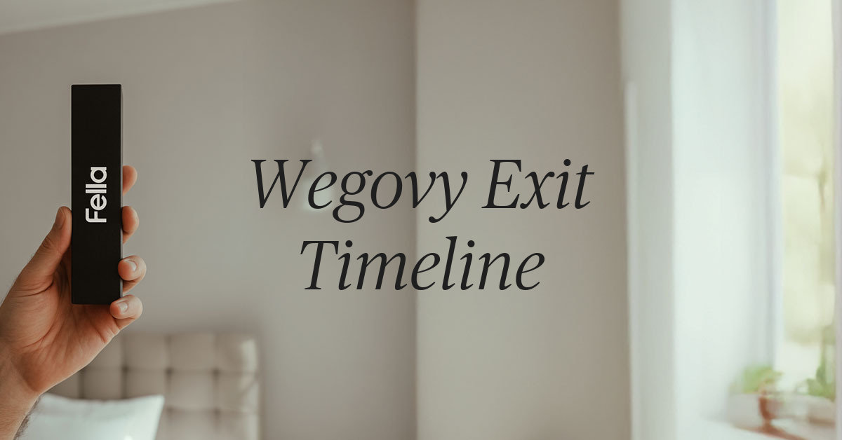how long for wegovy to leave system