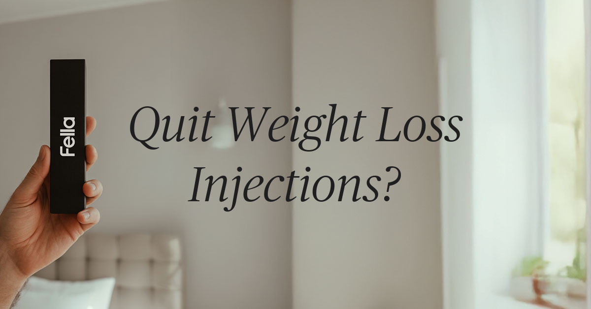 can you stop weight loss injections