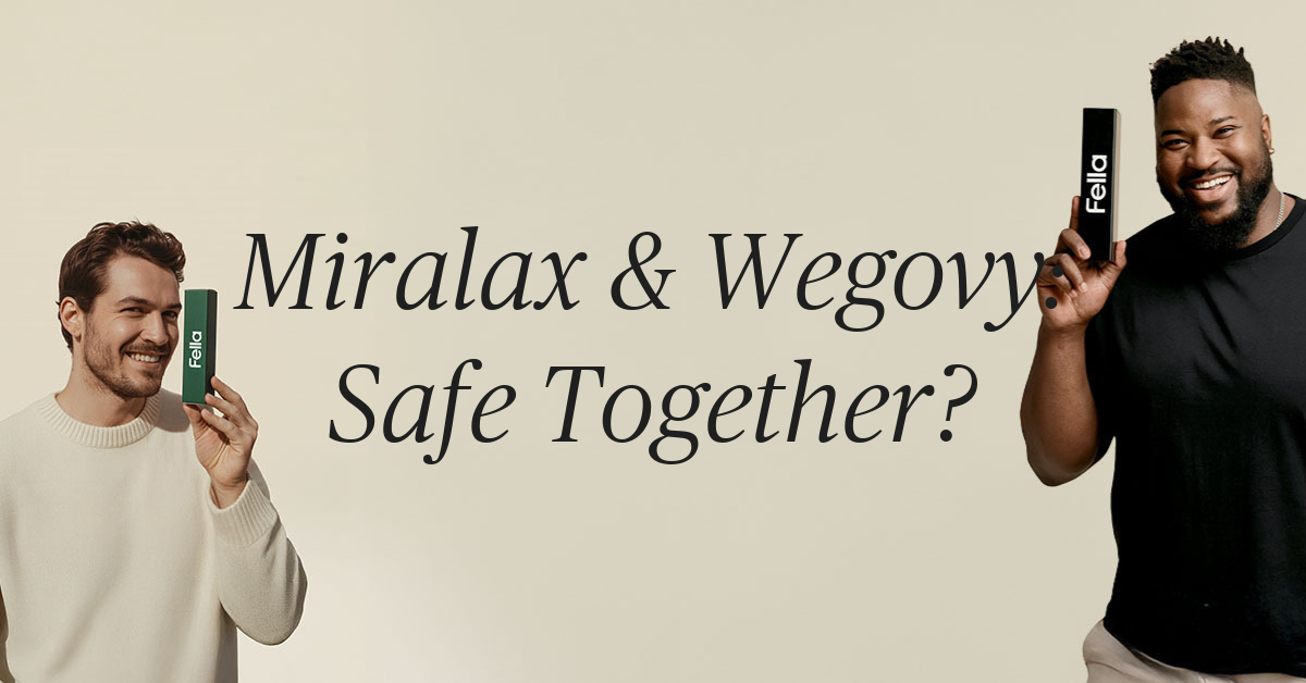 can you take miralax with wegovy