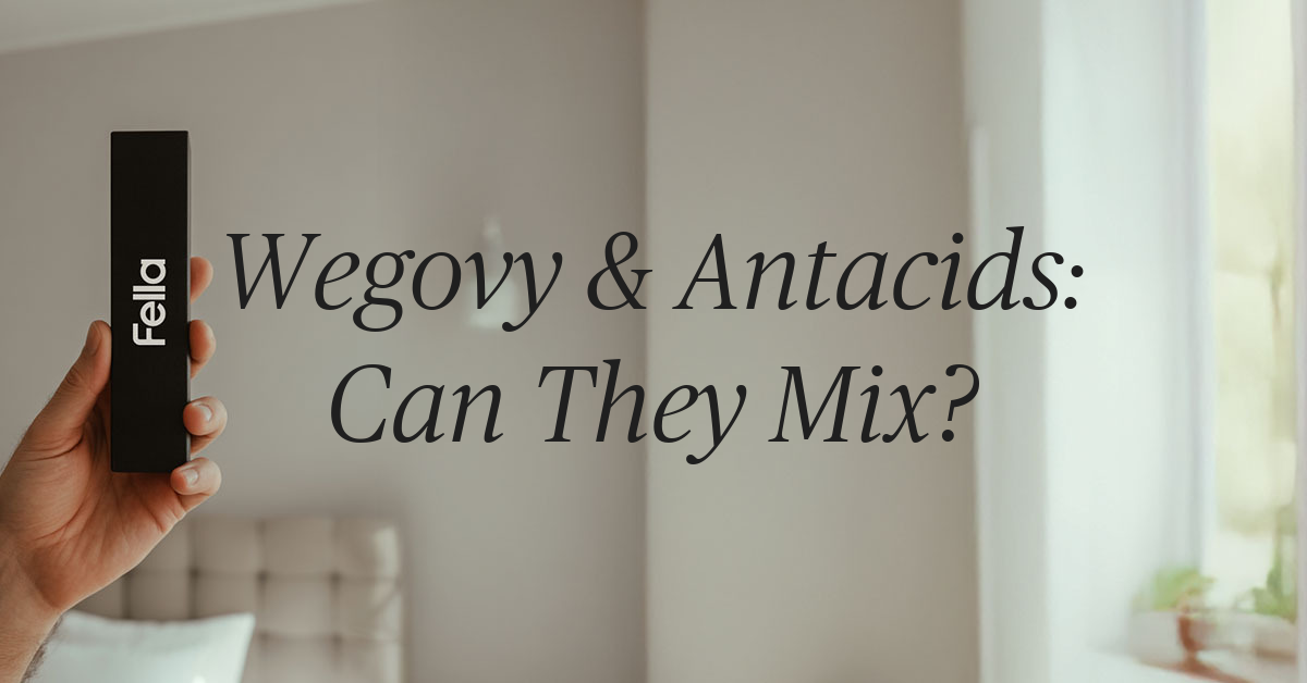 can you take antacids with wegovy