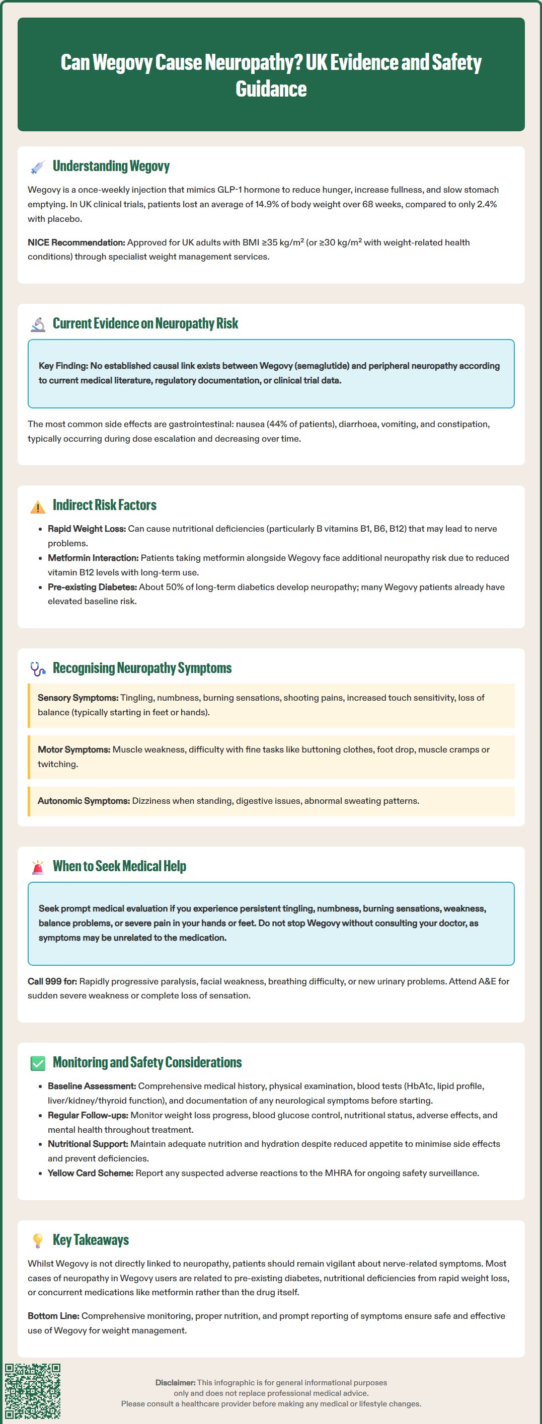can wegovy cause neuropathy