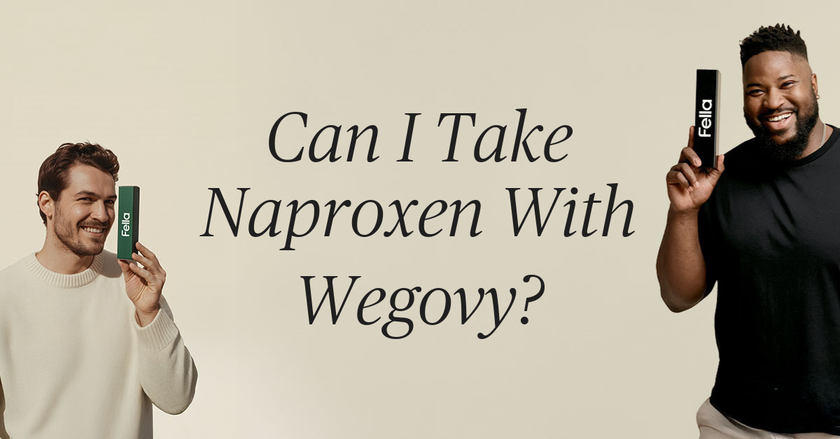 can i take naproxen with wegovy