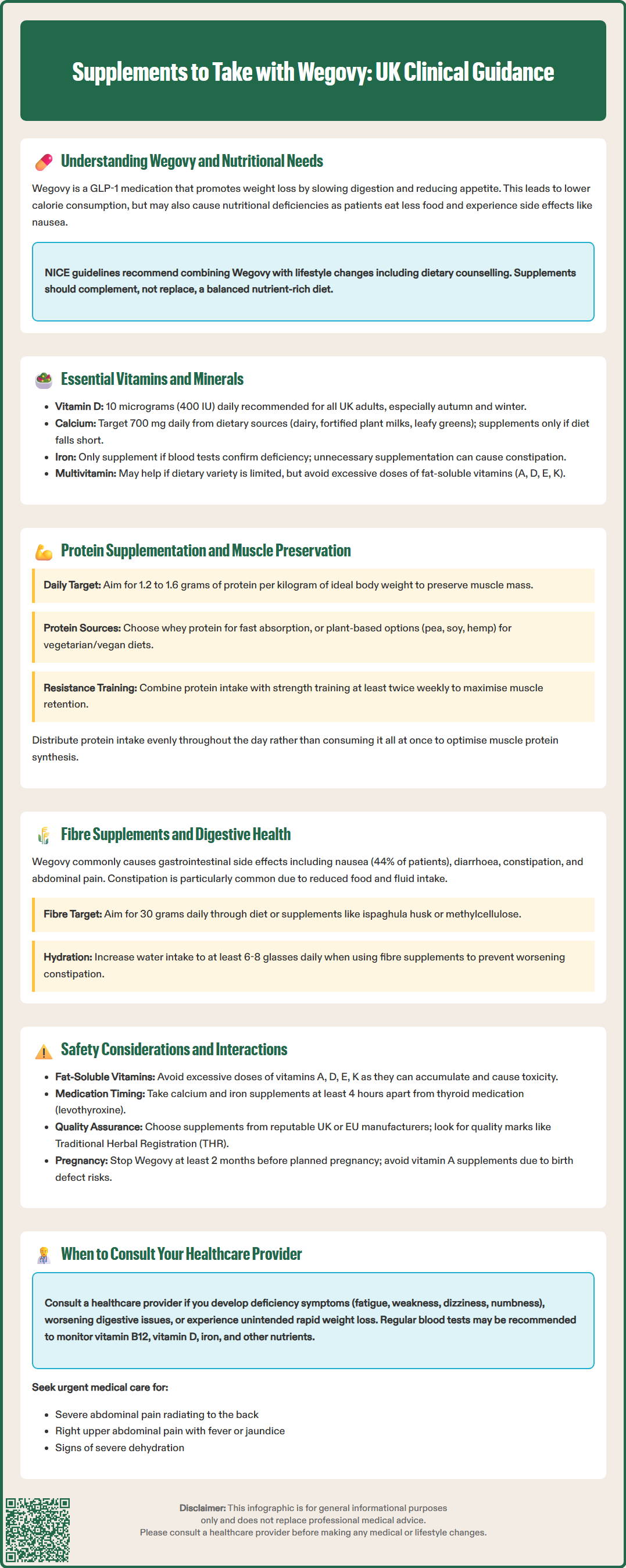 supplements to take with wegovy