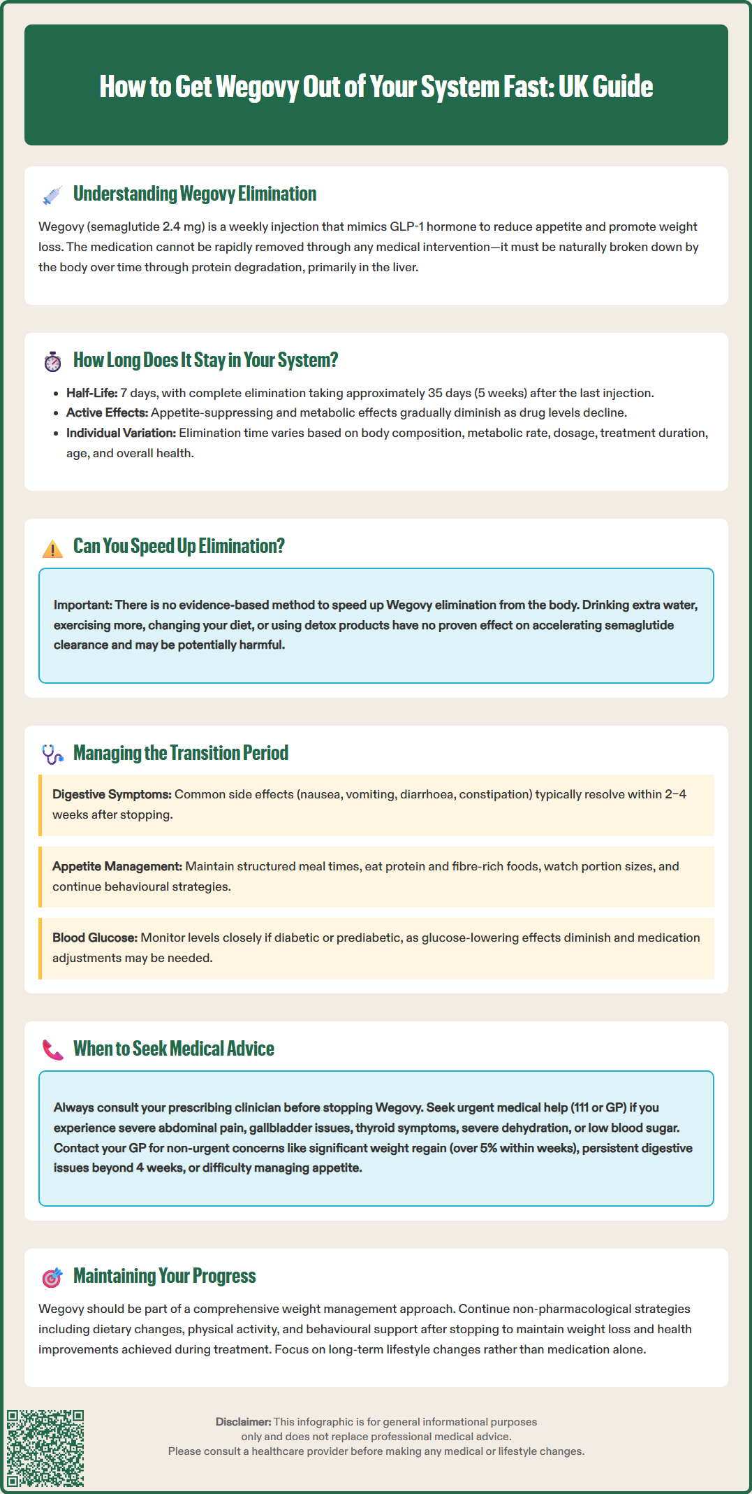 how to get wegovy out of your system fast