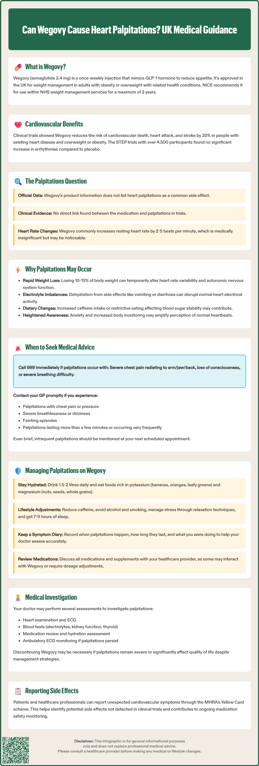 can wegovy cause heart palpitations
