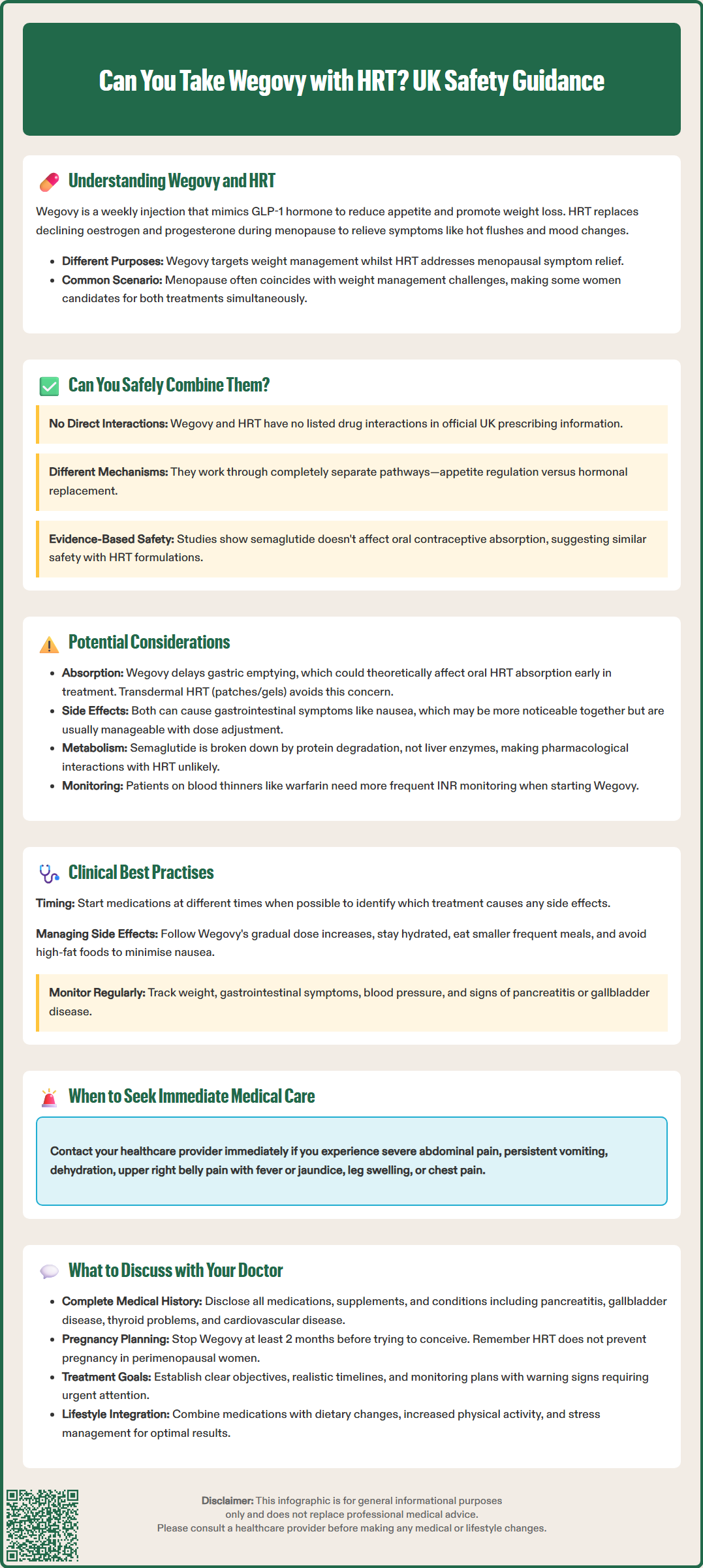 can you take wegovy with hrt