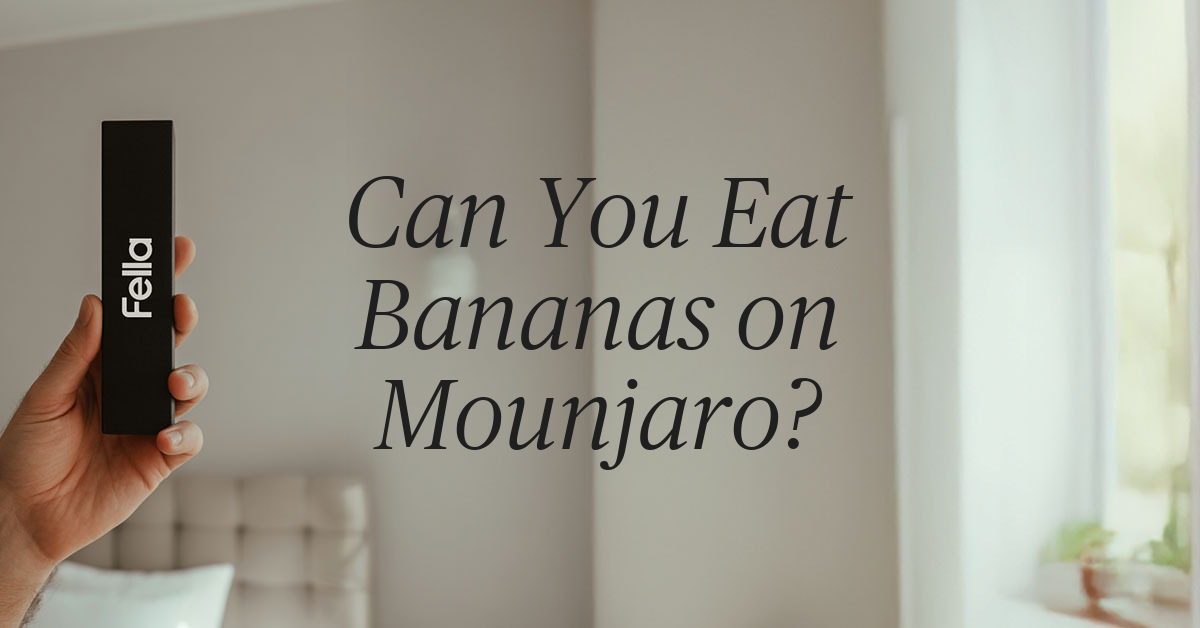 can you eat bananas on mounjaro