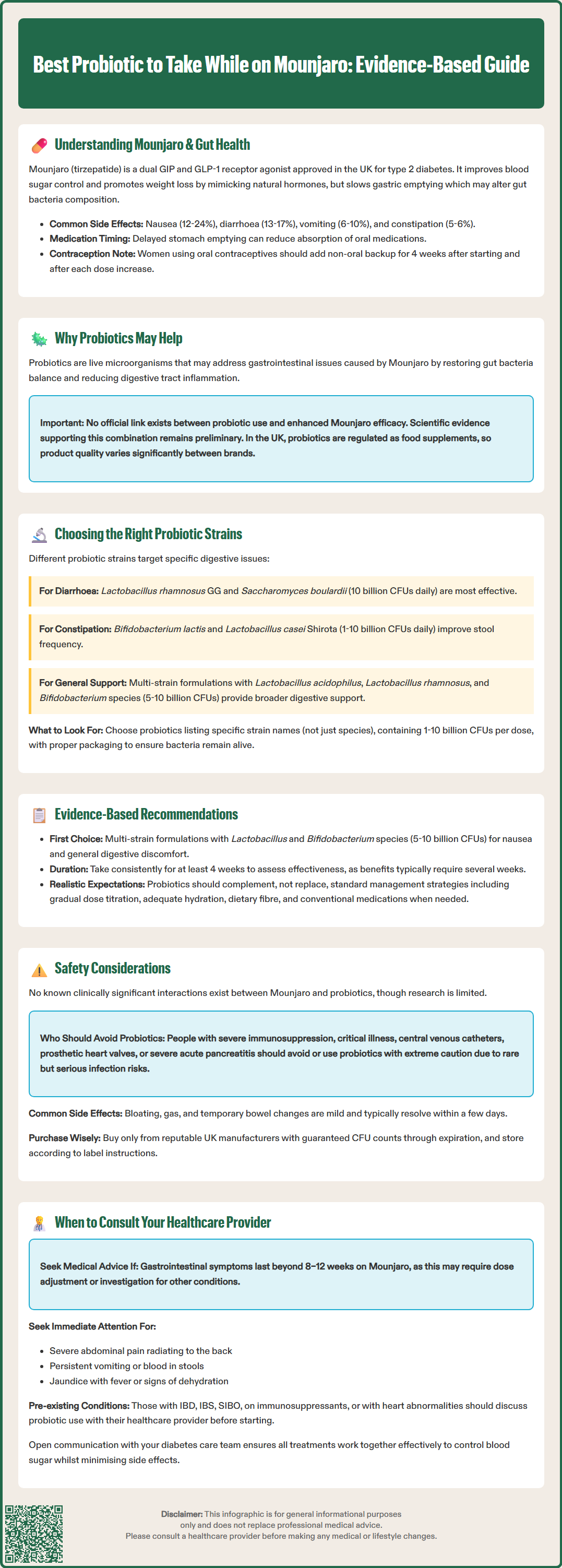 best probiotic to take while on mounjaro