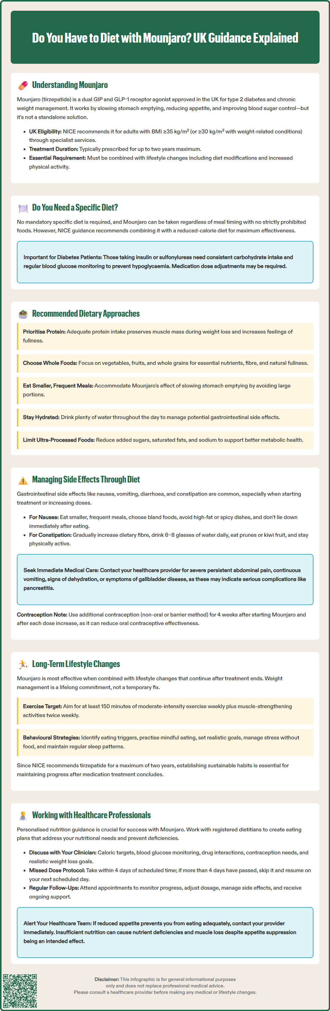 do you have to diet with mounjaro