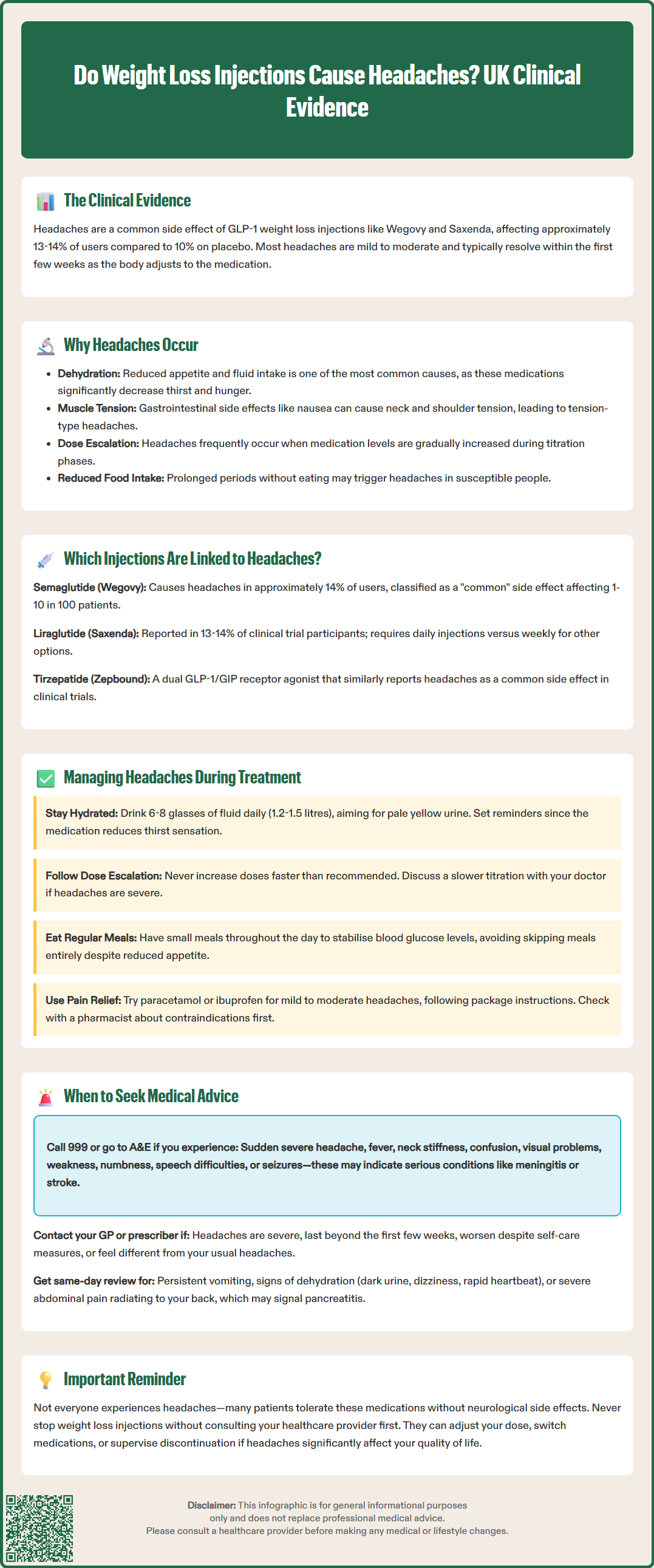 do weight loss injections cause headaches