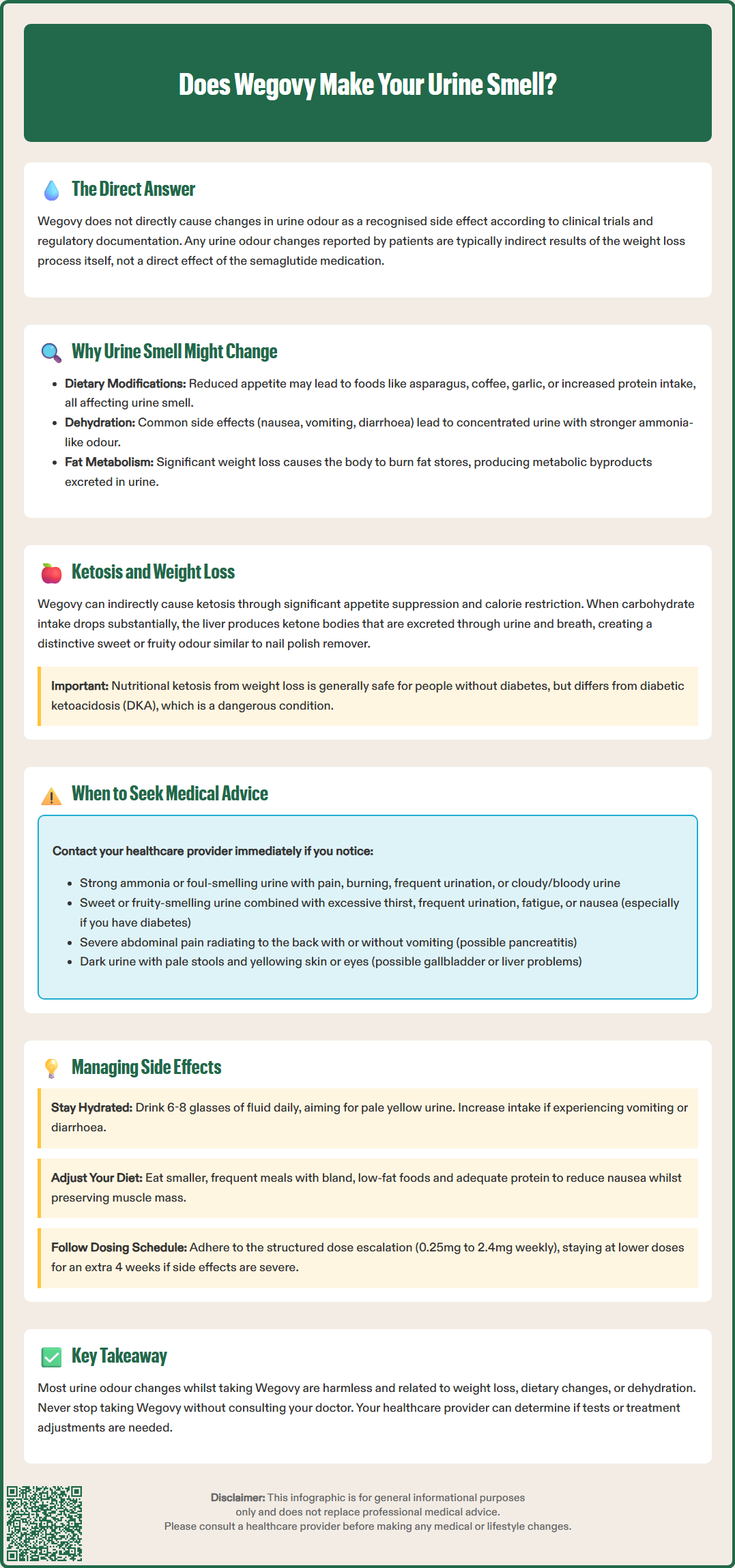 does wegovy make your urine smell