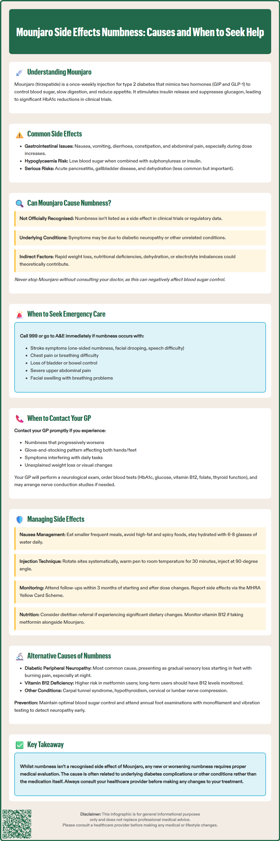 mounjaro side effects numbness