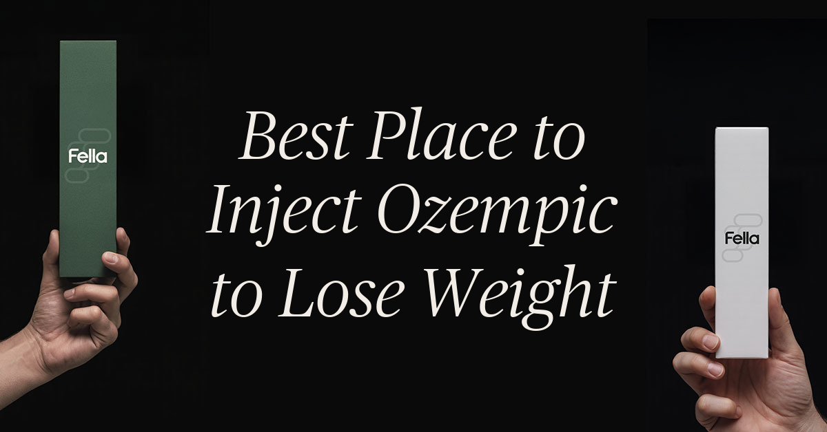 best place to inject ozempic to lose weight