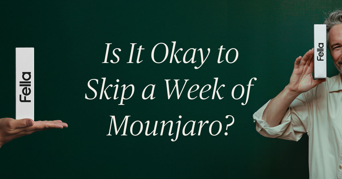 is it okay to skip a week of mounjaro