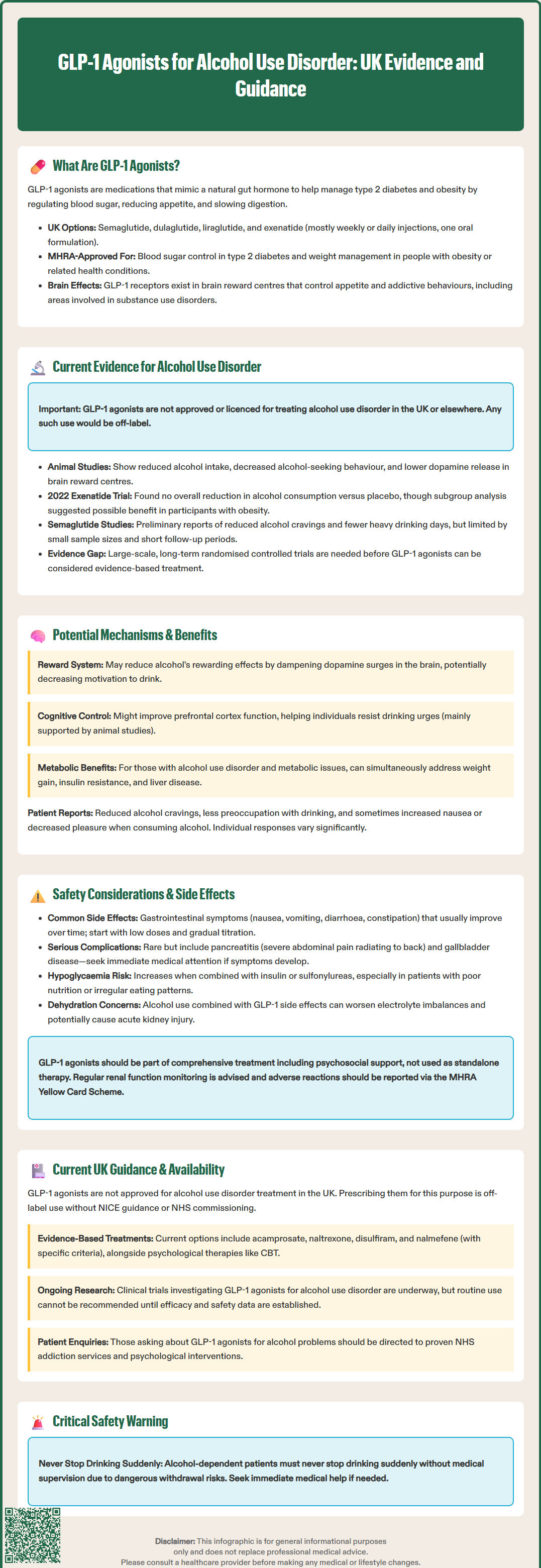 glp 1 agonists for alcohol use disorder