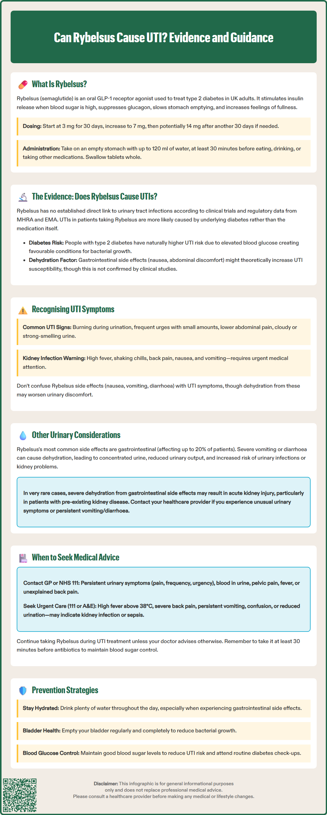 can rybelsus cause uti