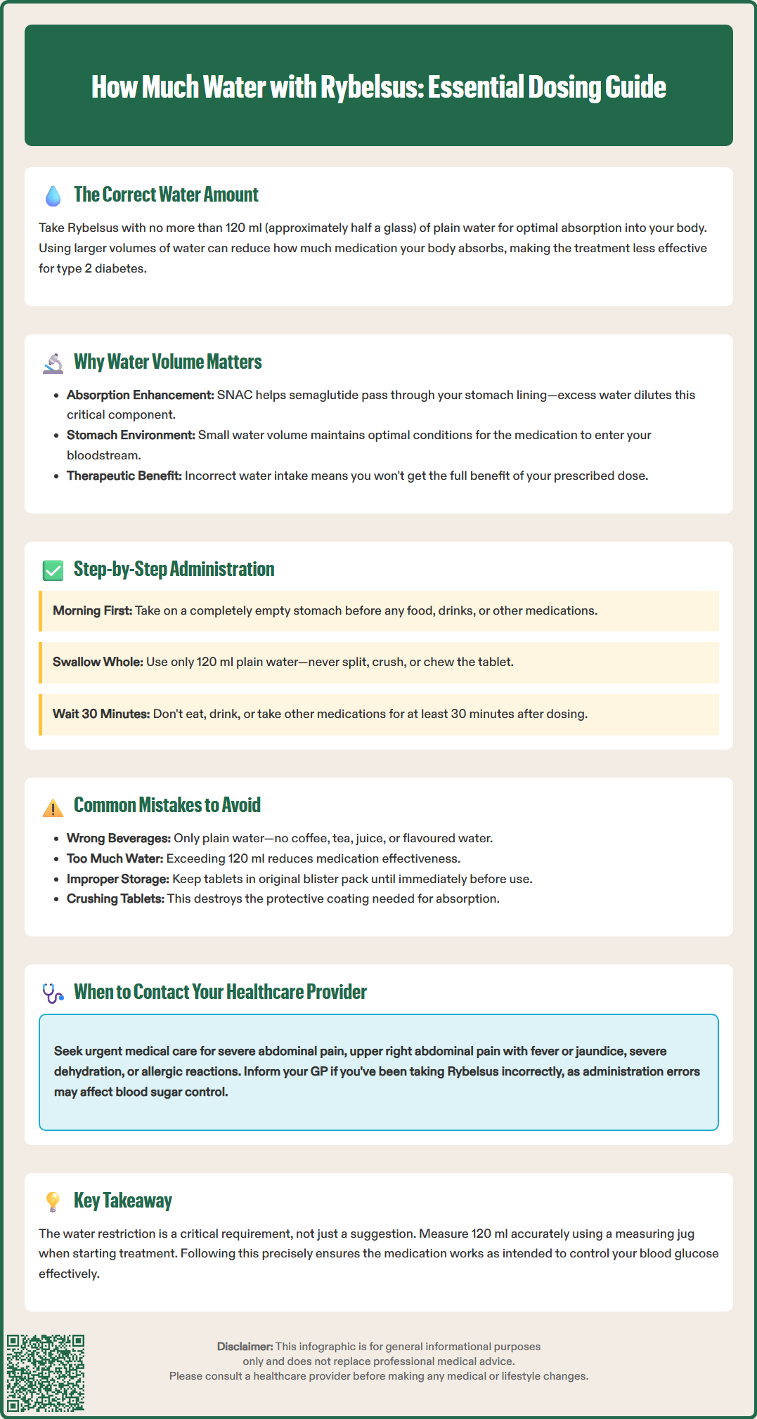 how much water with rybelsus