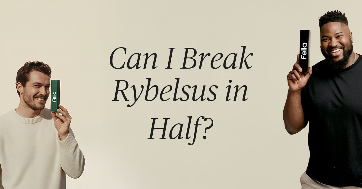 can i break rybelsus in half