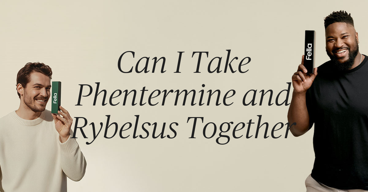 can i take phentermine and rybelsus together